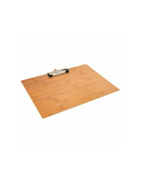 Expositor Porta Menus c/Clip Bambu  31,8x22,9x0,4cm 1un