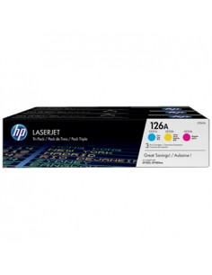 Toner HP Laserjet 126A (CF341A) Azul + Magenta + Amarelo