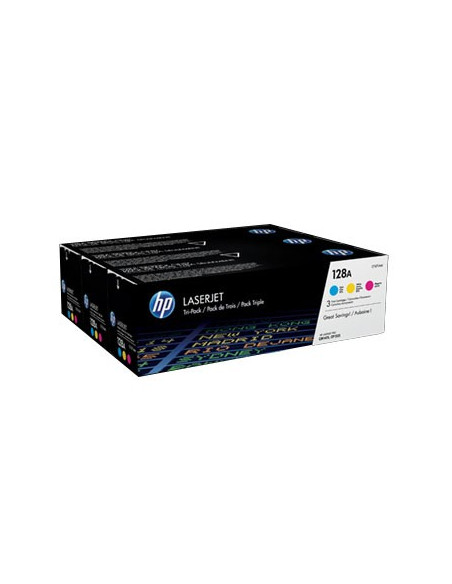Toner HP Laserjet 128A (CE371AM) Azul+Amarelo+Magenta