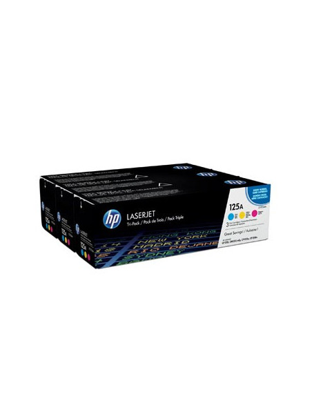 Toner HP Laserjet 125A (CF373AM) Azul+Amarelo+Magenta