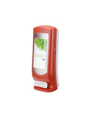 Dispensador p/900 Guardanapos TORK N4 Cor Vermelho