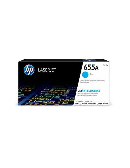 Toner Laserjet 655A Enterprise M652/M681 Azul