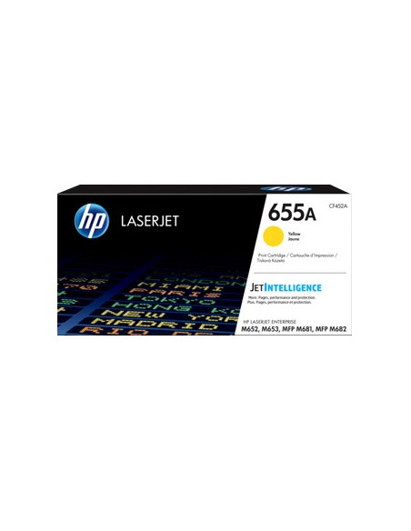 Toner Laserjet 655A Enterprise M652/M681 Amarelo
