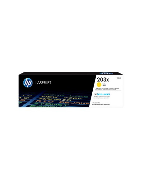 Toner LaserJet 203X Pro M254/MFP M280 Alta Capacidade Amarel