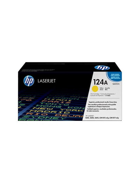Toner HP Laserjet 124A (Q6002A) Amarelo