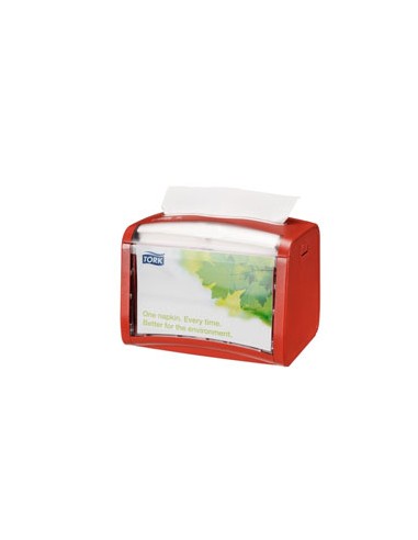 Dispensador p/275 Guardanapos TORK N4 Cor Vermelho