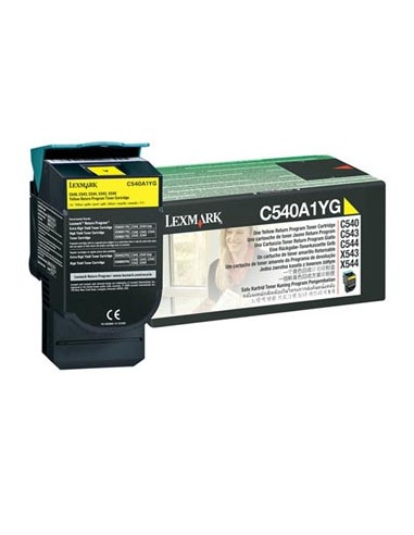 Toner Amarelo c/ Prog. Retorno C540/C543/C544/X543/X544