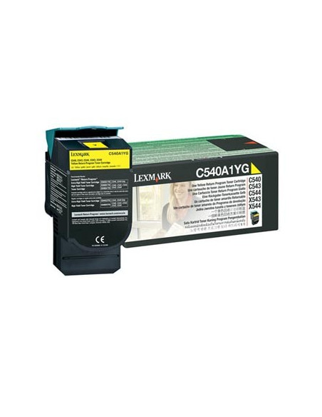 Toner Amarelo c/ Prog. Retorno C540/C543/C544/X543/X544