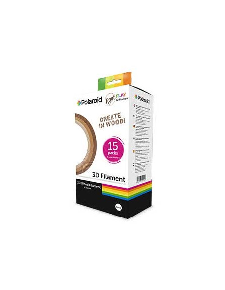 Pack Filamentos Polaroid Canetas 3D (WOOD 3 tons 1.75mm)