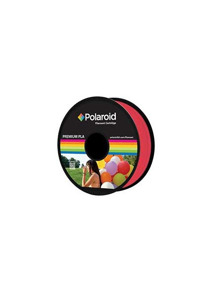 Filamento Polaroid Universal PLA 1.75mm 1Kg VermelhoTranspar