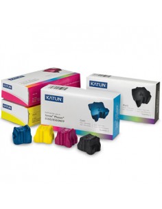 Tinta Solida p/ Xerox  8500/8550 Amarelo Pack 3un
