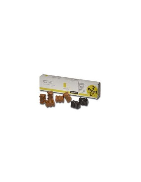 Phaser 840 Color Stick Amarelo 5un+2un Preto