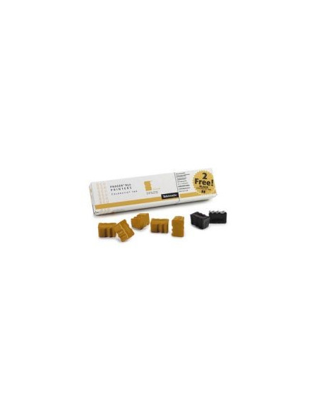 Phaser 850 Color Stick Amarelo 5un+2un Preto