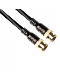 Cabo coaxial p/ Video BNC M/M 75ohms 3mt Contactos em Cromio