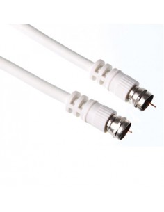 Cabo coaxial com fichas tipo F macho/macho basic 10m
