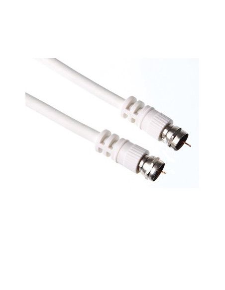 Cabo coaxial com fichas tipo F macho/macho basic 10m