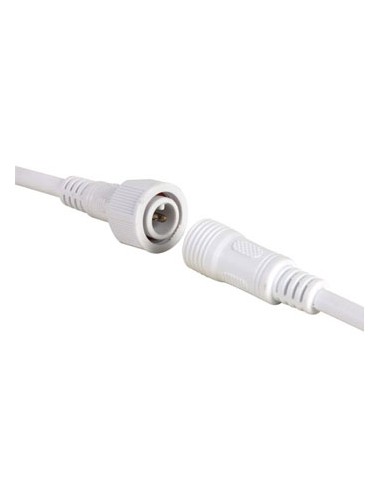 Conector DC com cabo macho/femea para fitas LED 1 cor IP68