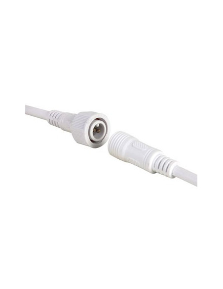 Conector DC com cabo macho/femea para fitas LED 1 cor IP68