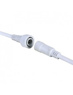 Conector DC com cabo macho/femea para fitas LED RGB IP68