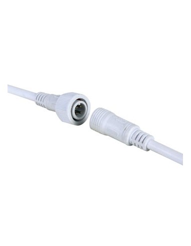 Conector DC com cabo macho/femea para fitas LED RGB IP68