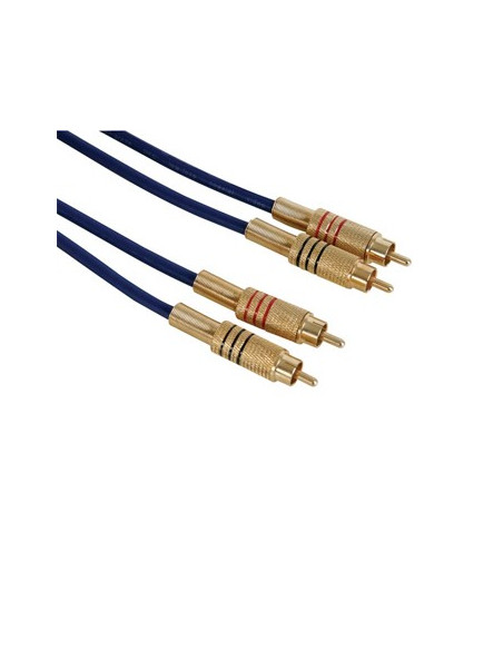 Cabo Audio Alta Qualidade 2 xRCA m/m 1,5m