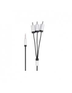 Cabo A/V Jack 3,5mm Macho vs 3 RCA Macho