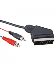 Cabo SCART Macho para 2x RCA Macho 5m