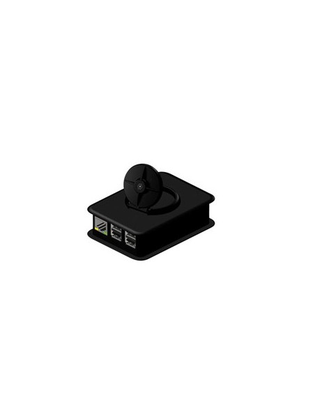 Caixa c/ Camara em Preto para RASPBERRY PI B+