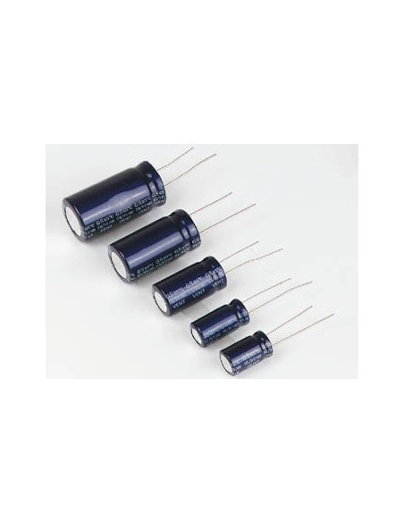 Condensador electrolitico ELCO radial 3300µF / 25V