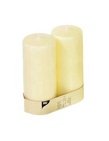 Velas Decorativas Marfim 2un