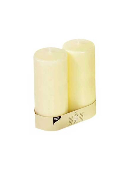 Velas Decorativas Marfim 2un