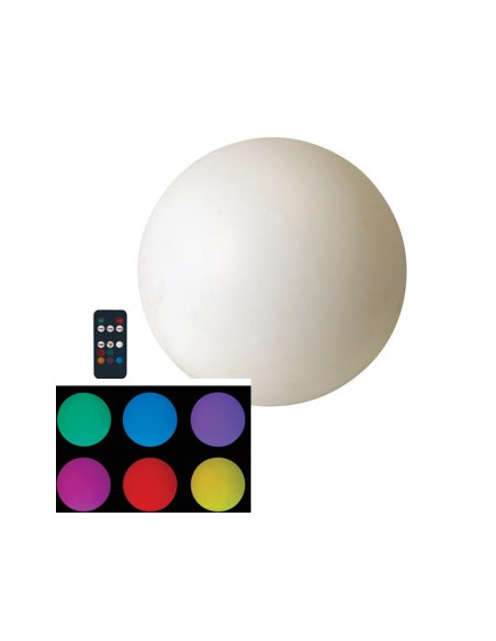 Bola LED RGB recarregável Ø60cm à prova de água (IP68)