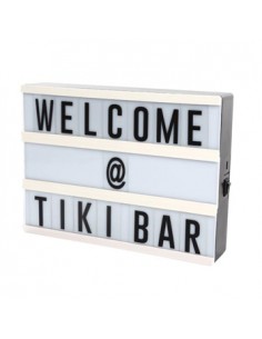 Caixa Luz 20x15x4cm Pilhas ou USB