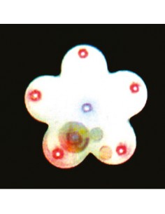 Flor Magnética LEDs 1 Azul / 5 Vermelhos