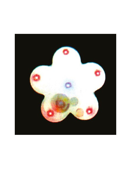 Flor Magnética LEDs 1 Azul / 5 Vermelhos