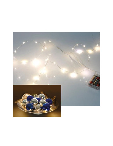 Grinalda 30 LEDs RGB