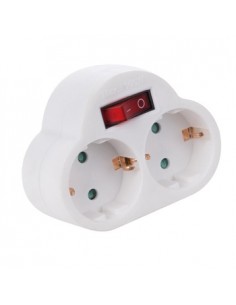 Tomada Dupla + Interruptor