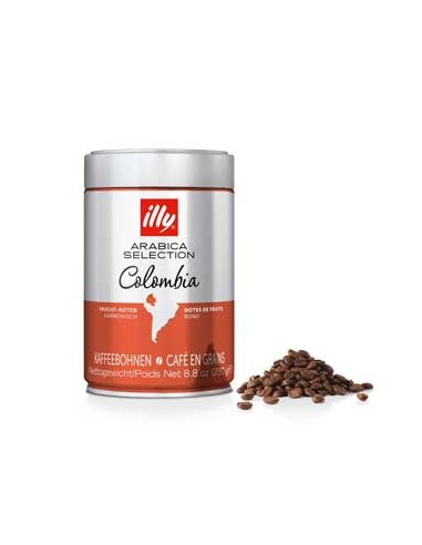 Café Grão ILLY Arábica Seleção Colômbia Lata 250gr