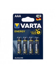 Pilhas Alcalinas Varta Energy LR03 AAA 1.5V 1100mAh 4un
