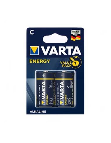 Pilhas Alcalinas Varta Energy LR14 (C) 1.5V 7000mAh 2un