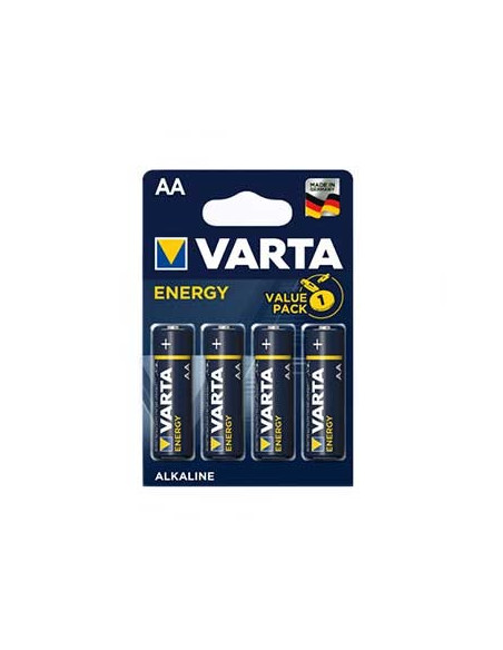 Pilhas Alcalinas Varta Energy LR6 AA 1.5V 2600mAh 4un