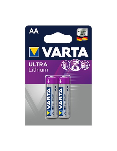 Pilhas Litio Varta LR6 AA 1.5V 2un