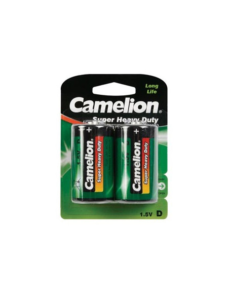 Pilhas Zinc Carbon D / R20 1.5V  8000mAh 2un