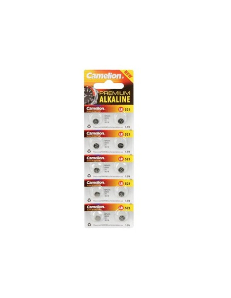 Pilhas 1.5V-12mAh LR521/AG0 10un
