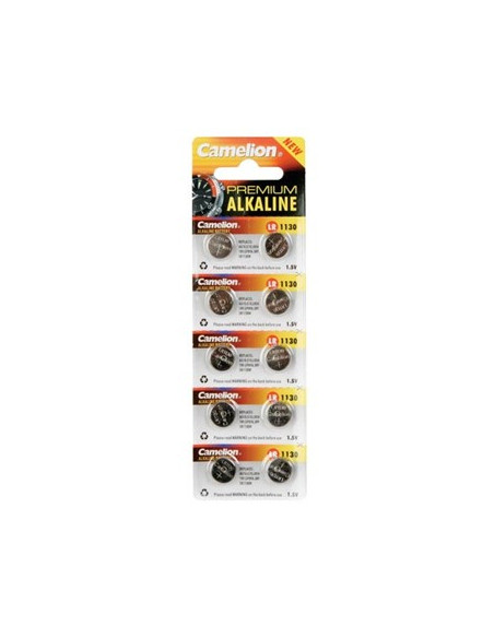 Pilhas LR1130/AG10 1.5V-68mAh Relógios 10un