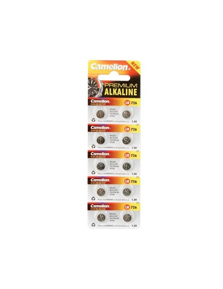Pilhas LR726 AG2 1.5V 25mAh Relógios 10un