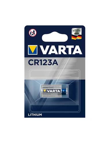 Pilha CR123A Varta 3V 1600mAh (6205)