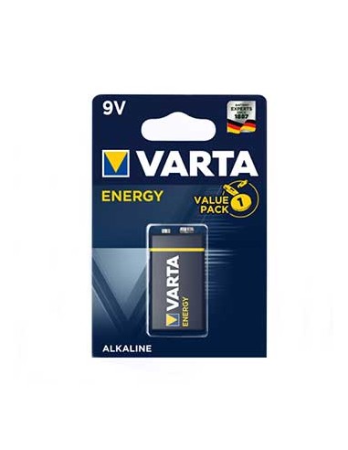 Pilha Alcalina Varta Energy 6LR61 9V 530mAh - 1un