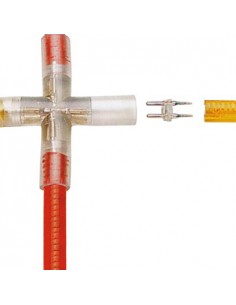 Conector em X para corda de luz (a prova de agua) 1un