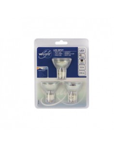 Lampada LED 3.2 W - GU10 - 230 V - 2700 K (Pack 3un)
